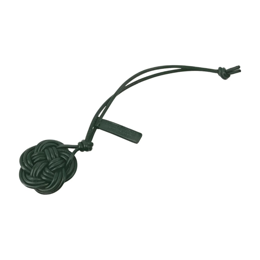 Bottega Veneta Mizuhiki Leather Bag Charm – Green - Bottega Veneta Mizuhiki Leat